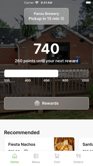 Panzu Brewery iPhone screenshot 1 - Food & Drink app