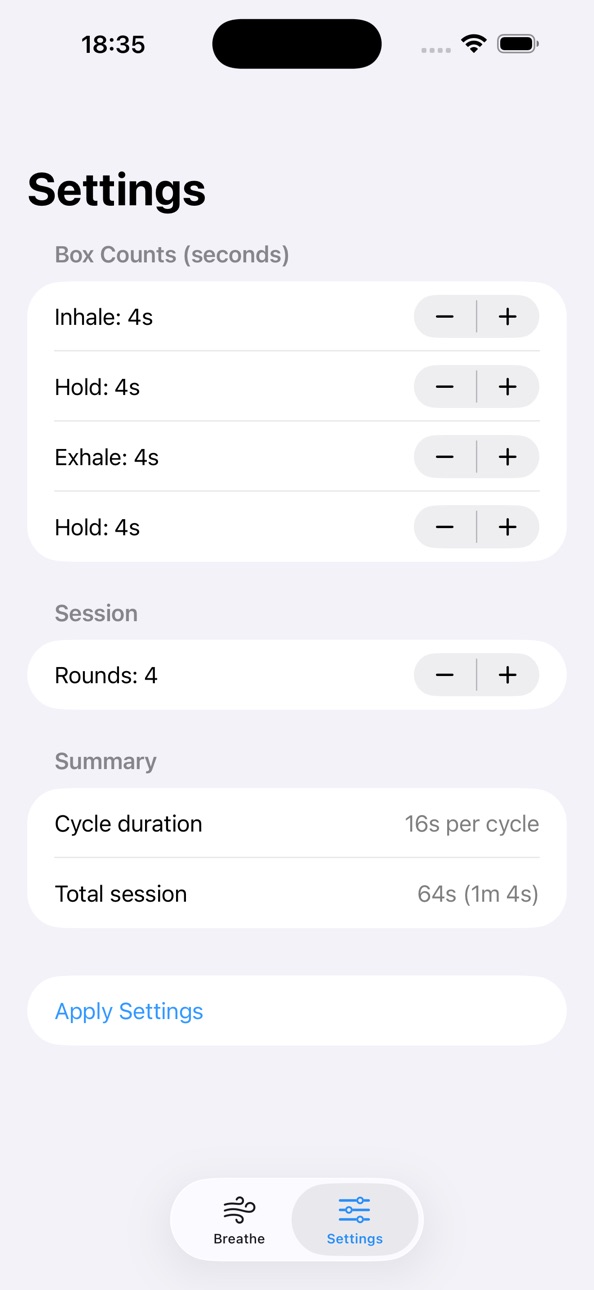 iPhone screenshot