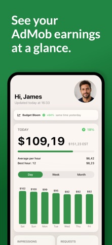Earnings - AdMob Insights screenshot 1