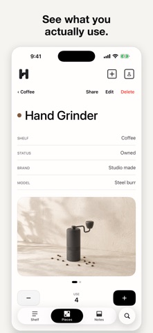 Hoblio: Hobby Shelf iPhone screenshot