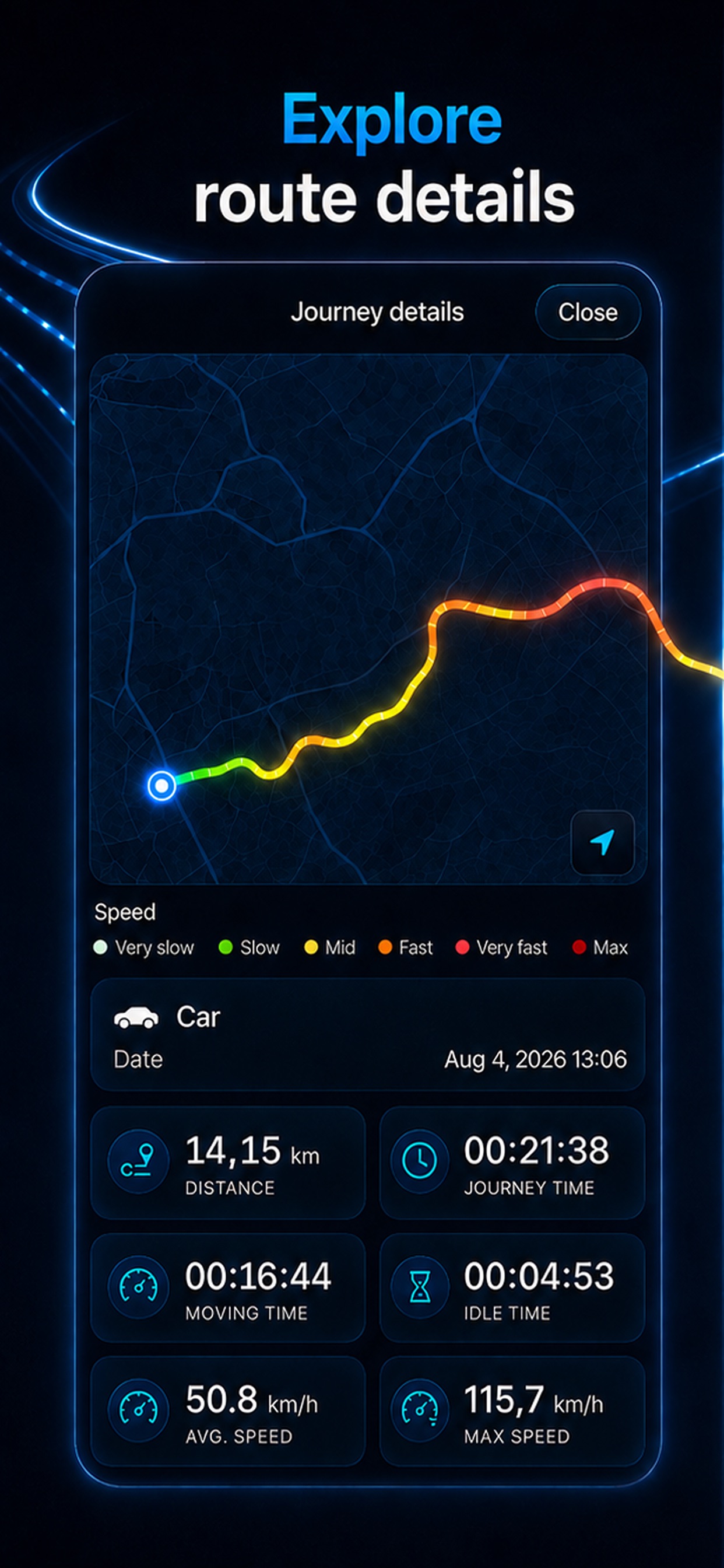 Screenshot 2 of Ruvem Drive: Road Trip Tracker