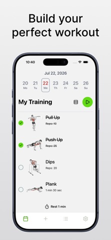 Jofit : Workout Tracker & Log Screenshot 1 of 4