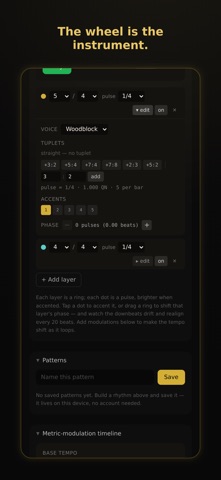 Anacru: Complex Rhythm Studio Screenshot 2 of 6