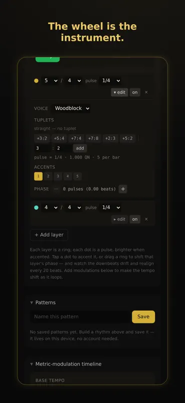 Anacru: Complex Rhythm Studio screenshot 2 of 6
