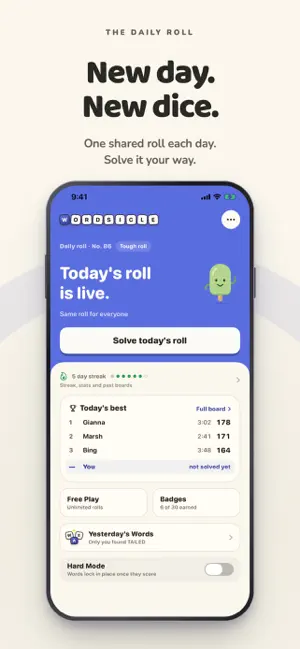 Wordsicle: Dice Crossword Game screenshot 2