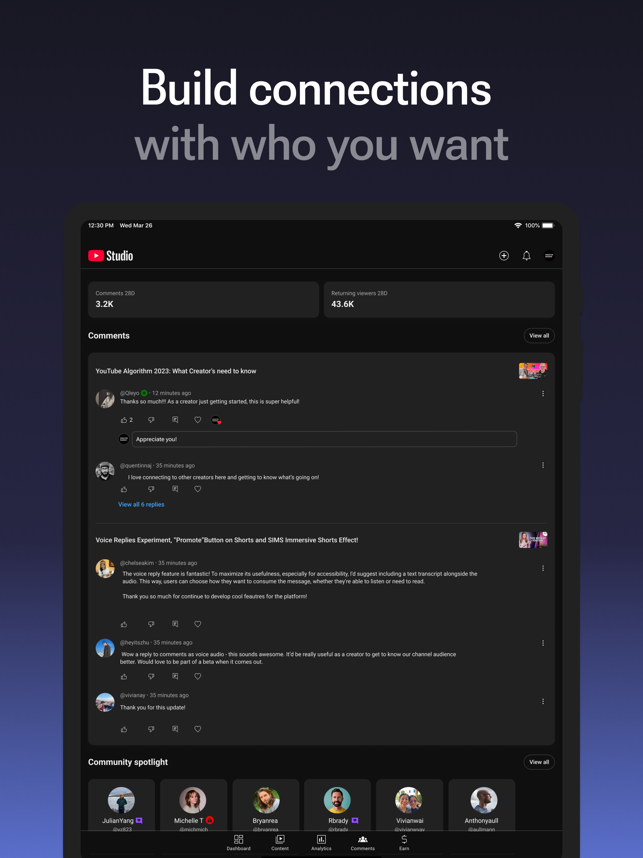 ‎YouTube Studio Screenshot