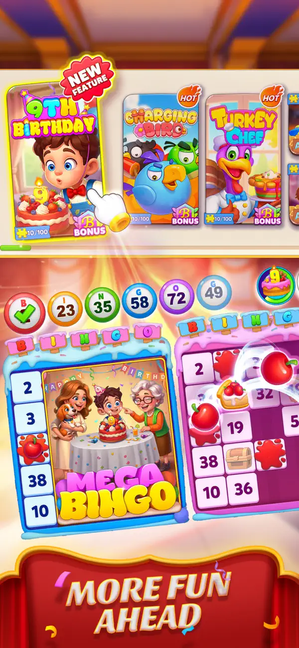 Screenshot #1 pour Bingo Party！Live Classic Bingo