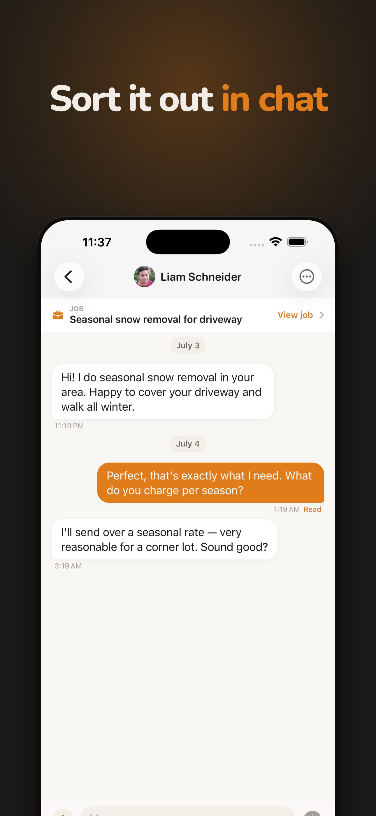 Screenshot 4 of Faberr: Local Home Help