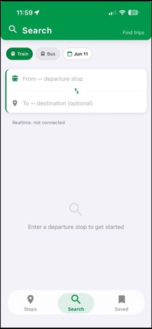 Transit Scanner iPhone screenshot