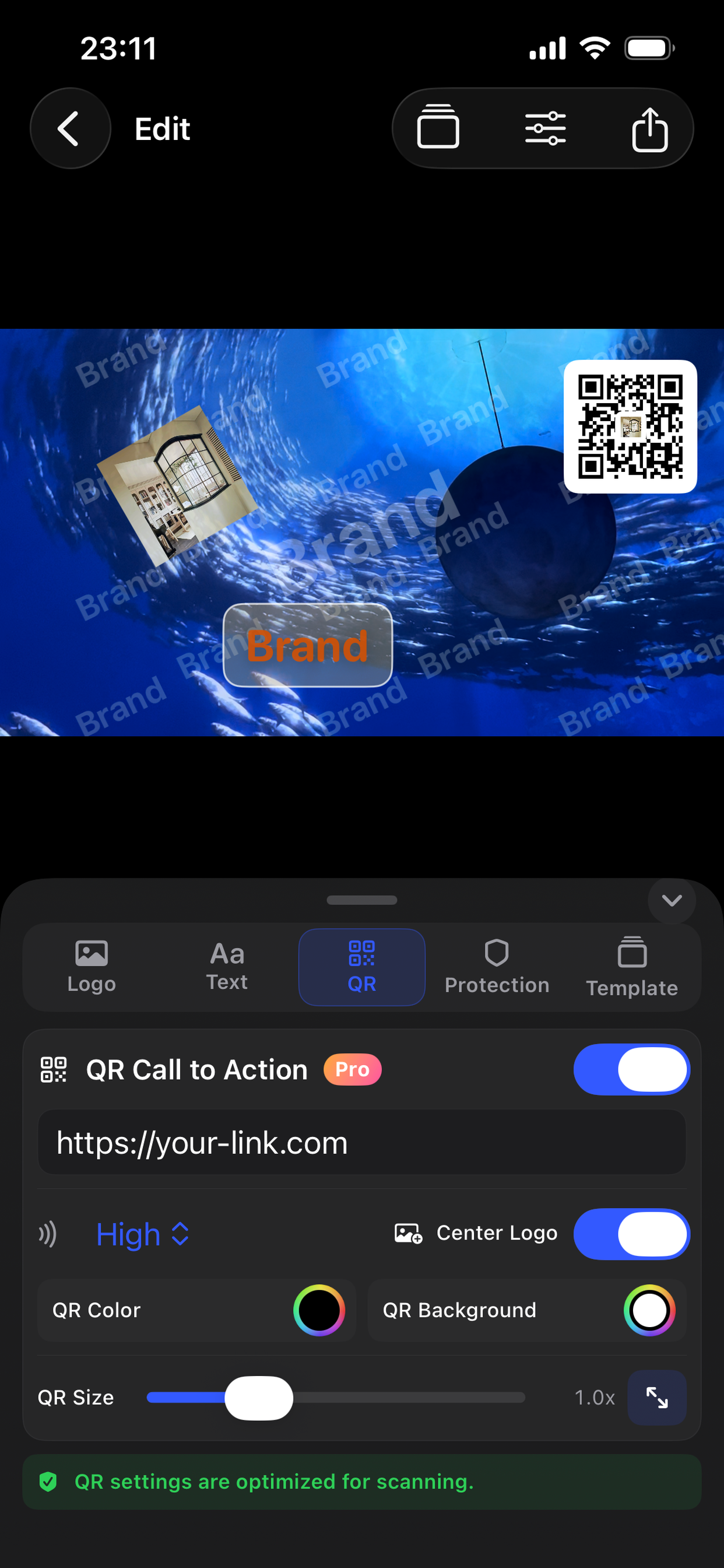 Brand Watermark-Protect Videos screenshot 4