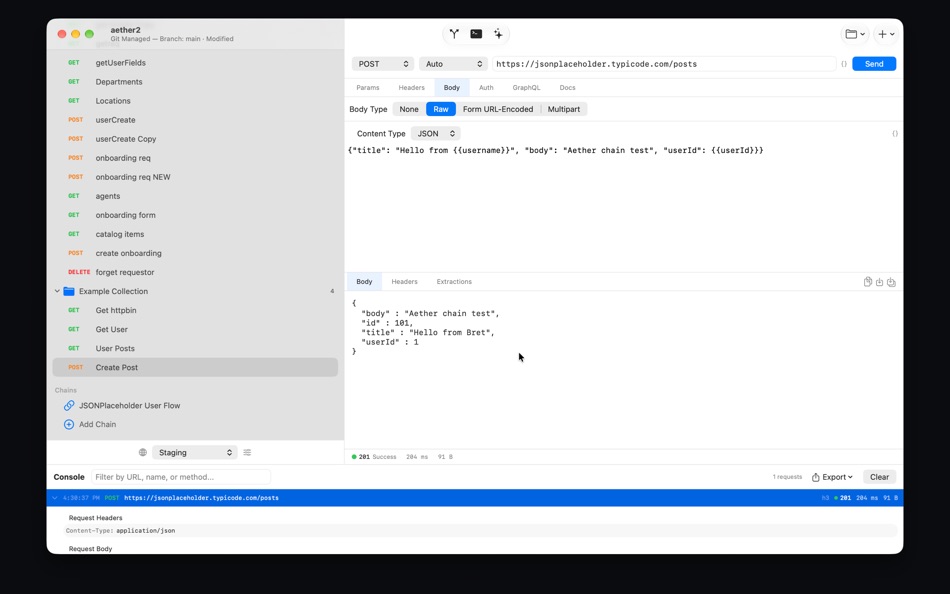 #1. Aether API Client (macOS) By: Jerry COMBS