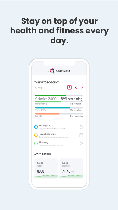 AdaptiveFit Screenshot