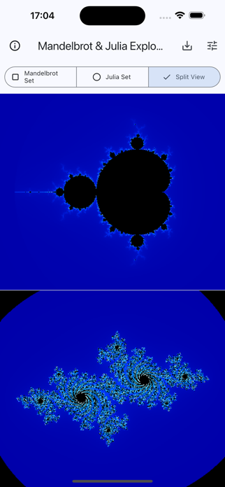 Mandelbrot & Julia Explorer Screenshot 1 of 5