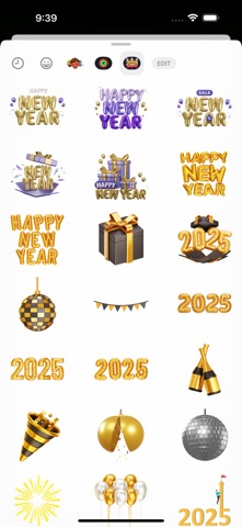 New Year 2025 - Fun Stickers screenshot