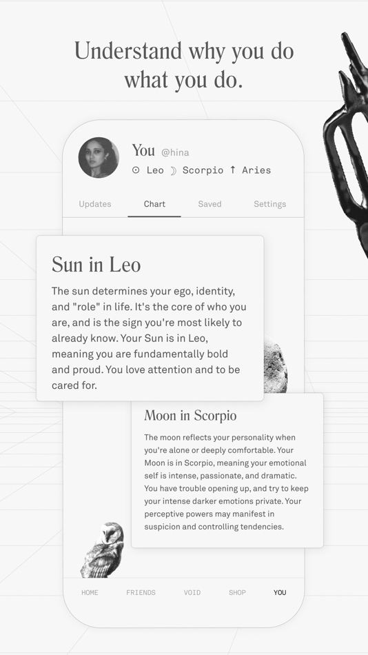 #2. Co–Star Personalized Astrology (iOS) 由: Co-Star Astrology Society