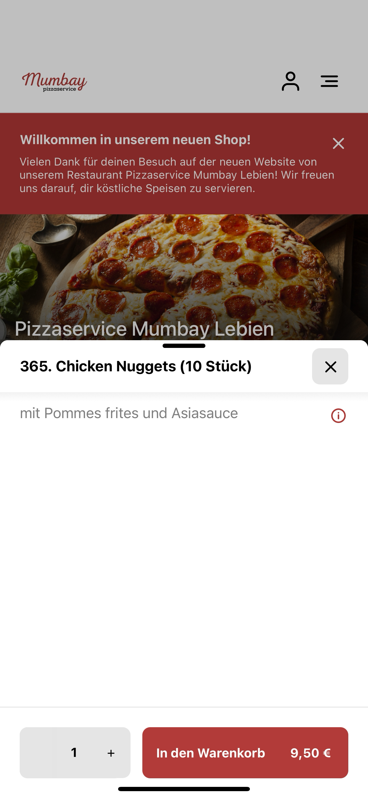 Pizzaservice Mumbay Lebien