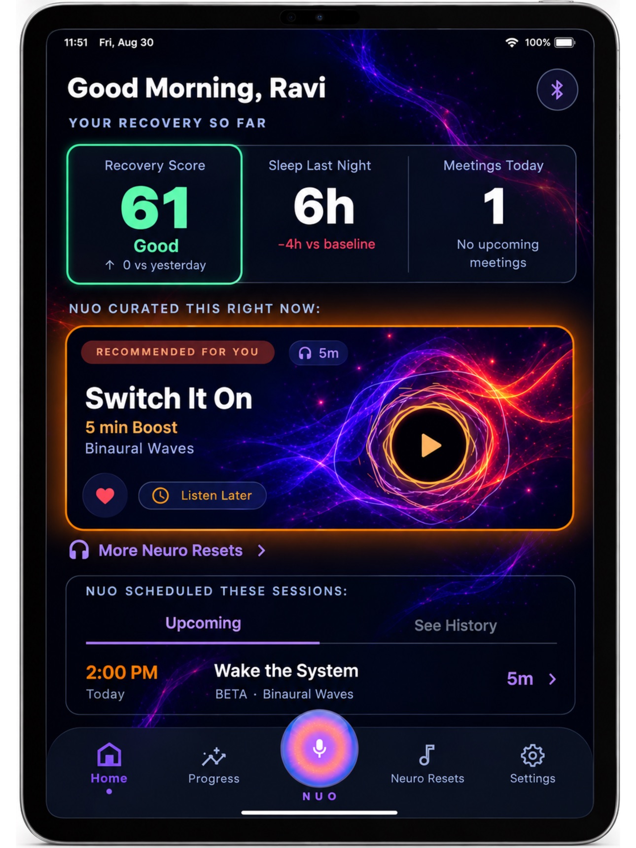 Screenshot 6 of NextYou: Burnout Recovery AI