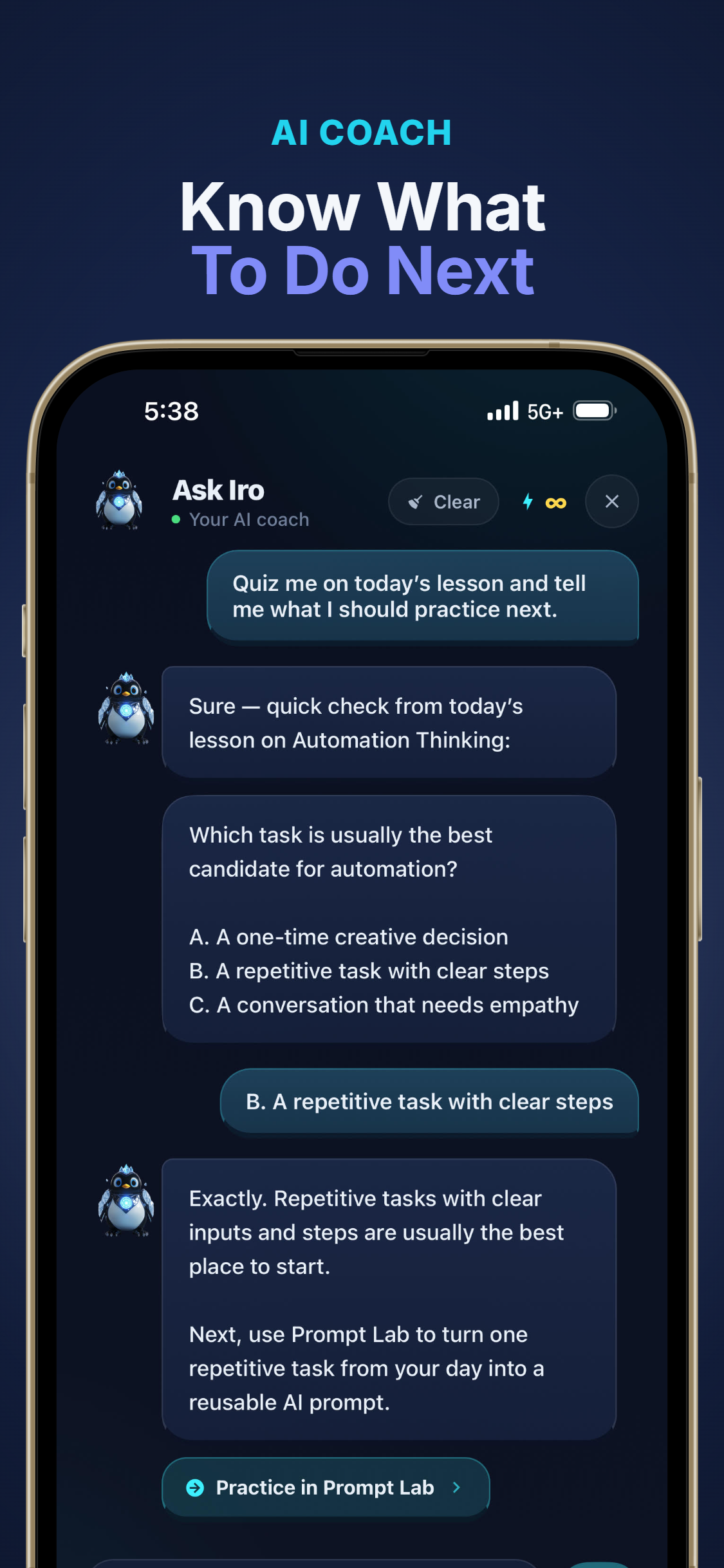 Iro AI — Learn AI Skills screenshot 7