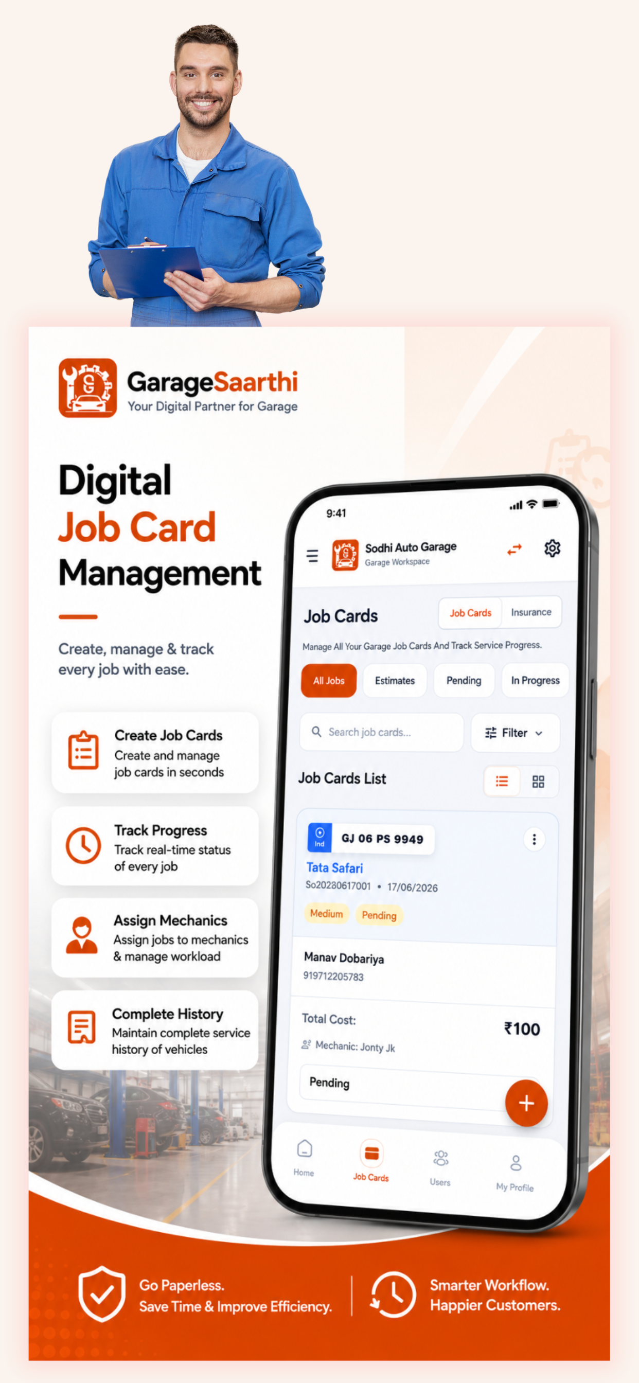 GarageSaarthi: Garage Software screenshot 5