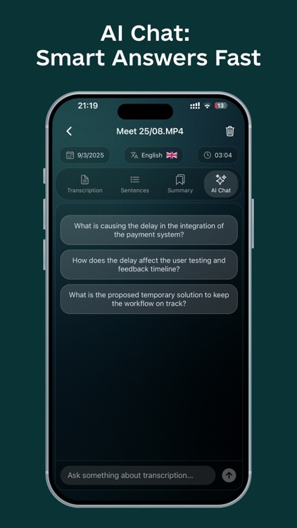 Voice Memo AI Transcribe