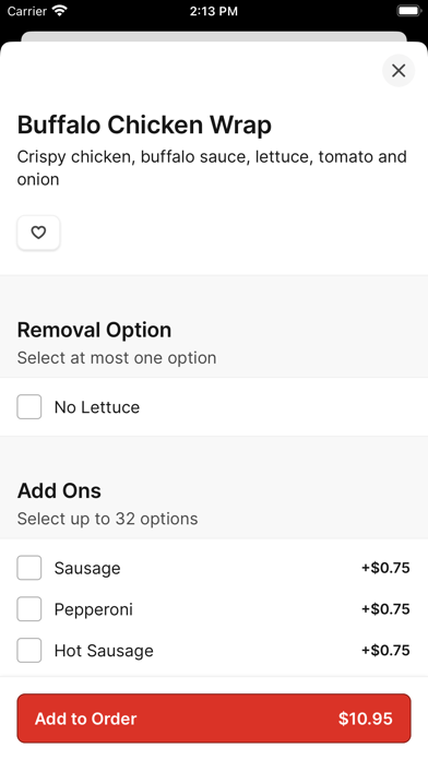 Bono Pizza & Pasta iPhone screenshot 4 - Food & Drink app