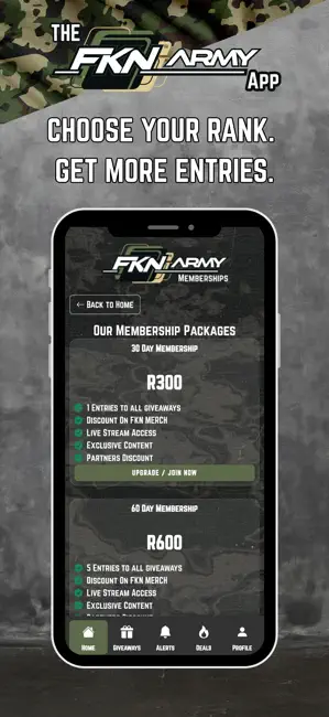 The FKN Army App iPhone screenshot 3