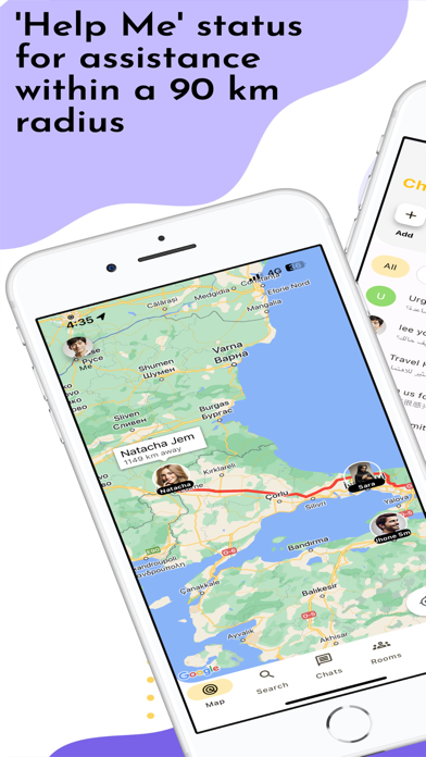 AI Chats24H: Nearby Chat & Aid Screenshot