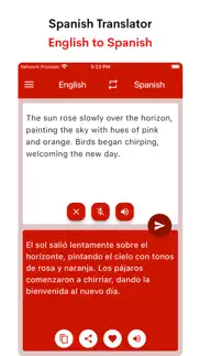 spanish text translator iphone screenshot 1