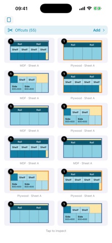 Cutlist Optimizer 4 / SmartCut iPhone screenshot