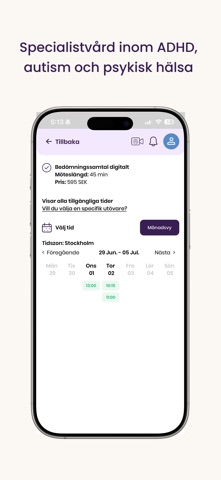 Smart Psykiatri iPhone screenshot 2