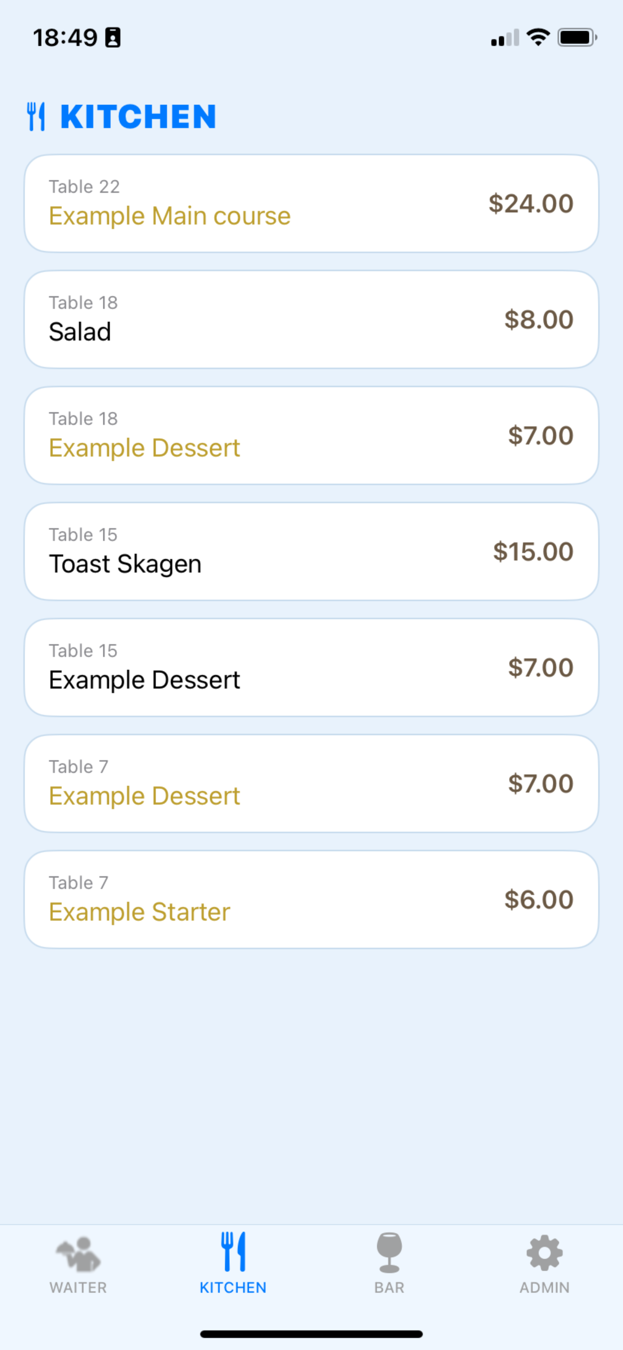 WaiterMate for Restaurants screenshot 4