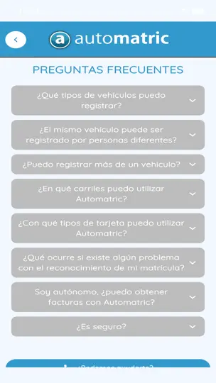 Captura de pantalla de Automatric en iPhone 14