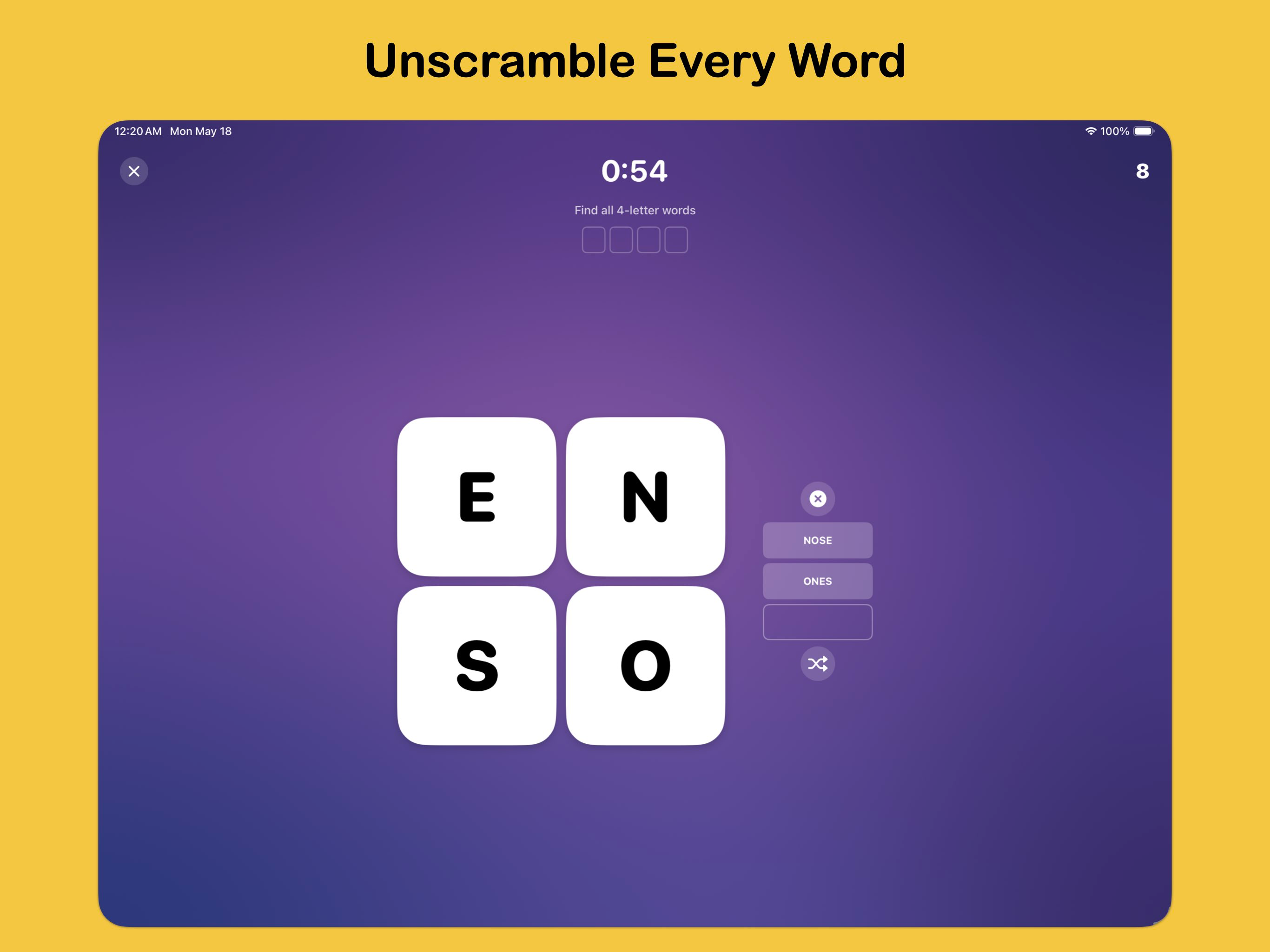 Scrambly Word Game screenshot 6