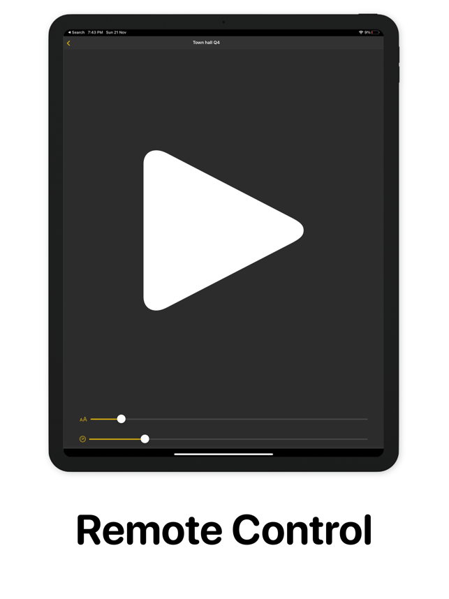‎Telepromptme Script Scroller Screenshot