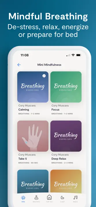 Mindfulness.com Meditation Appのスクリーンショット（5/10）