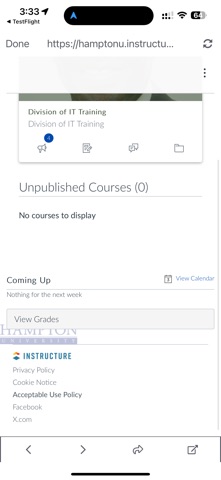 HamptonU Experience screenshot