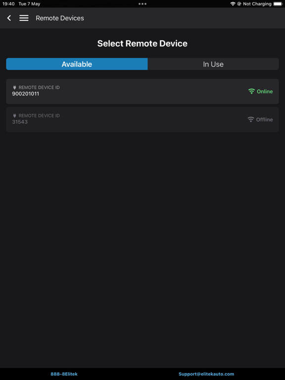Elitek iPad screenshot 7 - Utilities app