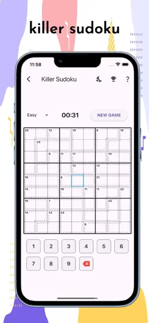 Sudoku: Classic & Killer screenshot 3
