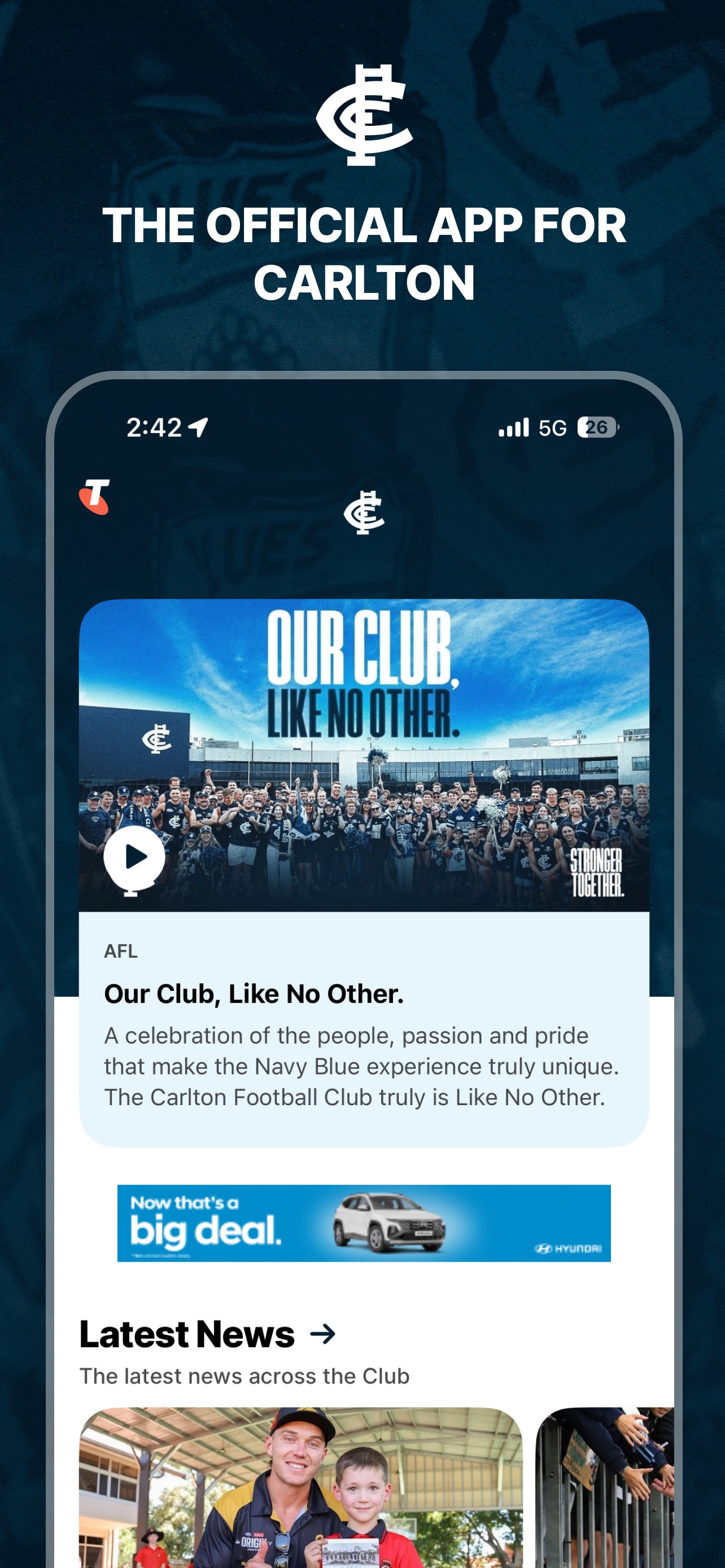 Screenshot 1 of Carlton Official App