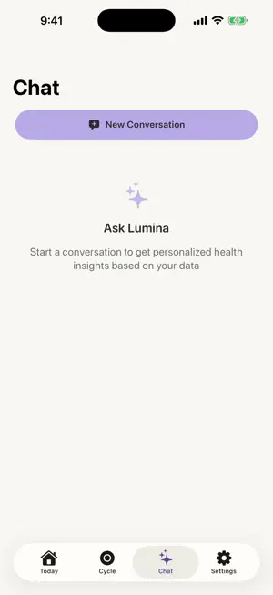 Lumina-Offline AI Health Track screenshot 4