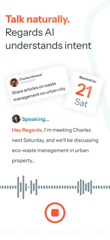 Regards AI screenshot