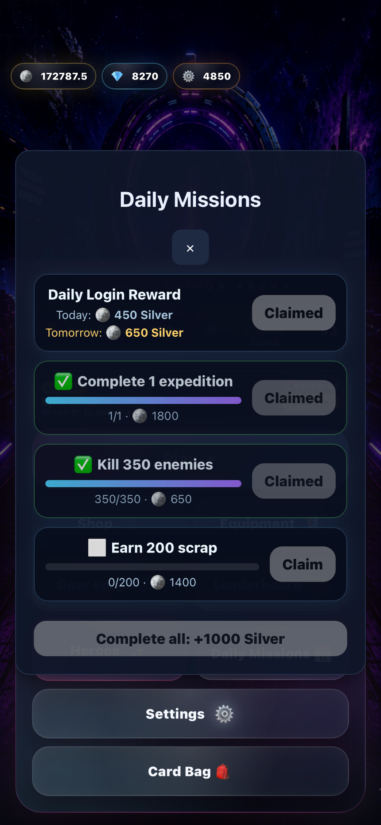 Neon Survivor Arena screenshot 8