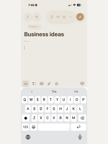 Midad: Notebook & Journal iPad screenshot