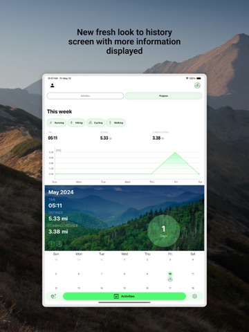 Altimeter Mountain GPS Tracker iPad screenshot