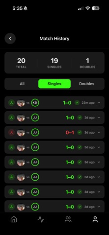 Paddle Rating: Pickleball iPhone screenshot