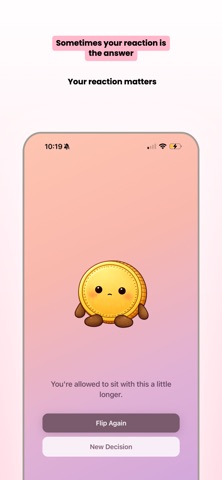 Decision Coin - Calm Clarity screenshot