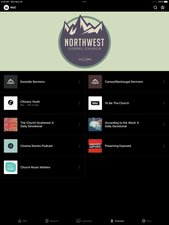 NGC Eastside iPad screenshot 4 - Lifestyle app