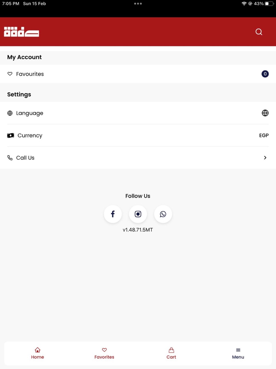 iPad screenshot