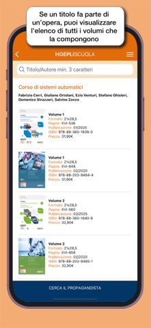 Catalogo Hoepli Scuola iPhone screenshot