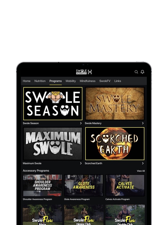 Swolenormous iPad screenshot 3 - Health & Fitness app